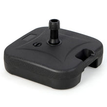 Load image into Gallery viewer, Fillable Patio Umbrella Base with Handle Fit 1.5 Inch Umbrella Poles-Black