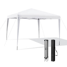 Load image into Gallery viewer, 10 x 10 Feet Outdoor Pop-up Patio Canopy for Beach and Camp-White