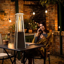 Load image into Gallery viewer, 9500 BTU Portable Steel Tabletop Patio Heater with Glass Tube