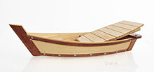 Load image into Gallery viewer, Wooden Sushi Boat Serving Tray Small