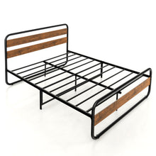 Load image into Gallery viewer, Arc Platform Bed with Headboard and Footboard-Queen Size
