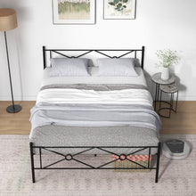 Load image into Gallery viewer, Full/Queen Size Metal Platform Bed Frame with Headboard and Footboard-Queen Size