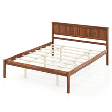 Load image into Gallery viewer, Twin/Full/Queen Size Bed Frame with Wooden Headboard and Slat Support-Queen Size