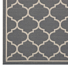 Load image into Gallery viewer, Avena Moroccan Quatrefoil Trellis Indoor and Outdoor 9x12 Area Rug by Modway
