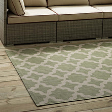 Load image into Gallery viewer, Cerelia Moroccan Trellis Indoor and Outdoor 4x6 Area Rug by Modway