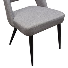 Load image into Gallery viewer, Set of (2) Reveal Dining Chairs in Grey Fabric w/ Black Powder Coat Metal Leg by Diamond Sofa