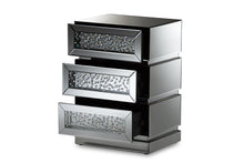 Load image into Gallery viewer, Baxton Studio Sabrina Hollywood Regency Glamour Style Mirrored 3-Drawer Nightstand