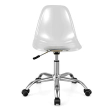 Load image into Gallery viewer, Swivel Acrylic Armless Adjustable Height Office Chair