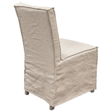 Load image into Gallery viewer, Sonoma 2-Pack Dining Chairs with Wood Legs and Sand Linen Removable Slipcover by Diamond Sofa