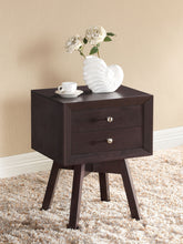 Load image into Gallery viewer, Baxton Studio Warwick Brown Modern Accent Table and Nightstand