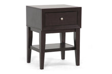 Load image into Gallery viewer, Baxton Studio Gaston Brown Modern Accent Table and Nightstand