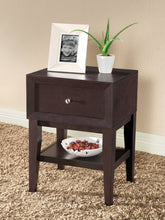 Load image into Gallery viewer, Baxton Studio Gaston Brown Modern Accent Table and Nightstand