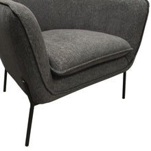 Load image into Gallery viewer, Status Accent Chair in Grey Fabric with Metal Leg by Diamond Sofa