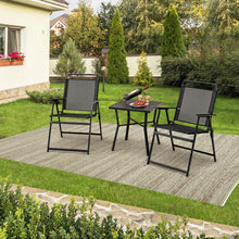 Load image into Gallery viewer, Set of 2/4/6 Outdoor Folding Chairs with Breathable Seat-Set of 4