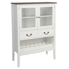 Load image into Gallery viewer, Sideboard Buffet Cabinet with 2 Tempered Glass Doors-White