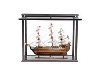 Load image into Gallery viewer, HMS Victory Midsize With Display Case Front Open
