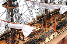Load image into Gallery viewer, USS Constitution Midsize With Display Case