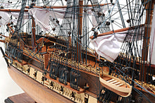 Load image into Gallery viewer, USS Constitution Mid With Display Case Front Open