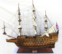 Load image into Gallery viewer, HMS Sovereign of The Seas XL With Display Case No Glass