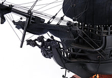 Load image into Gallery viewer, Black Pearl Pirate Ship Large With Floor Display Case