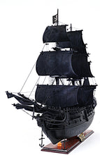 Load image into Gallery viewer, Black Pearl Pirate Ship Midsize With Display Case Front Open