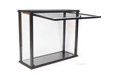 Load image into Gallery viewer, Black Pearl Pirate Ship Midsize With Display Case Front Open