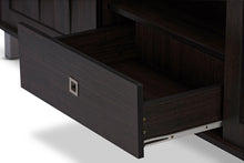 Load image into Gallery viewer, Baxton Studio Unna 70-Inch Dark Brown Wood TV Cabinet with 2 Sliding Doors and Drawer