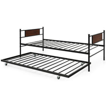 Load image into Gallery viewer, Twin Size 2-In-1 Daybed Frame with Pullout Trundle