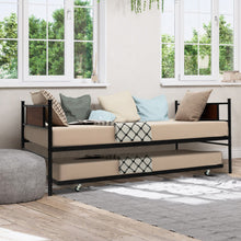 Load image into Gallery viewer, Twin Size 2-In-1 Daybed Frame with Pullout Trundle