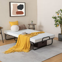 Load image into Gallery viewer, Twin Size Metal Folding Bed with Memory Foam Mattress