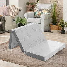 Load image into Gallery viewer, 4 Inch Tri-fold Cool Gel Memory Foam Mattress-Twin XL