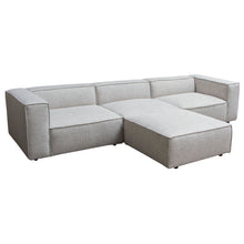 Load image into Gallery viewer, Vice 4PC Modular Sectional in Barley Fabric with Ottoman by Diamond Sofa