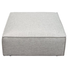 Load image into Gallery viewer, Vice Square Ottoman in Barley Fabric by Diamond Sofa