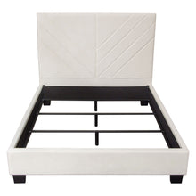 Load image into Gallery viewer, Vogue Eastern King Bed w/ 54" Headboard in Light Cream Velvet by Diamond Sofa