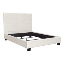 Load image into Gallery viewer, Vogue Eastern King Bed w/ 54" Headboard in Light Cream Velvet by Diamond Sofa