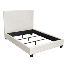 Load image into Gallery viewer, Vogue Queen Bed w/ 54" Headboard in Light Cream Velvet by Diamond Sofa