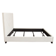 Load image into Gallery viewer, Vogue Queen Bed w/ 54" Headboard in Light Cream Velvet by Diamond Sofa