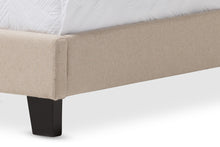 Load image into Gallery viewer, Baxton Studio Paris Modern and Contemporary Beige Linen Upholstered Twin Size Tufting Bed