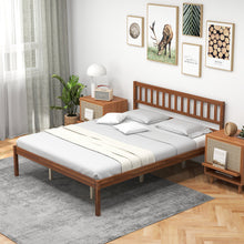 Load image into Gallery viewer, Twin/Full/Queen Size Wood Bed Frame with Headboard and Slat Support-Queen Size