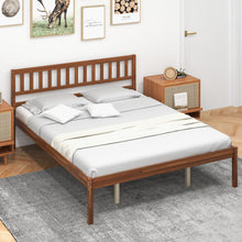 Load image into Gallery viewer, Twin/Full/Queen Size Wood Bed Frame with Headboard and Slat Support-Queen Size