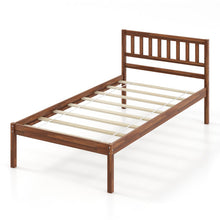 Load image into Gallery viewer, Twin/Full/Queen Size Wood Bed Frame with Headboard and Slat Support-Twin Size