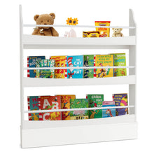 Load image into Gallery viewer, 3-Tier Bookshelf with 2 Anti-Tipping Kits for Books and Magazines-White