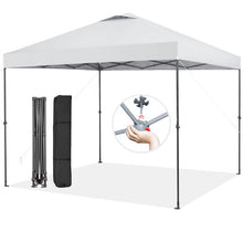 Load image into Gallery viewer, 10 x 10 Feet Foldable Outdoor Instant Pop-up Canopy with Carry Bag-White