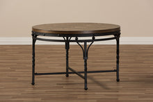 Load image into Gallery viewer, Baxton Studio Austin Vintage Industrial Antique Bronze Round Coffee Cocktail Occasional Table
