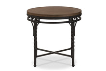 Load image into Gallery viewer, Baxton Studio Austin Vintage Industrial Antique Bronze Round End Table