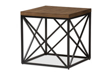 Load image into Gallery viewer, Baxton Studio Holden Vintage Industrial Antique Bronze End Table