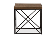 Load image into Gallery viewer, Baxton Studio Holden Vintage Industrial Antique Bronze End Table