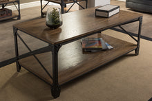 Load image into Gallery viewer, Baxton Studio Greyson Vintage Industrial Antique Bronze Occasional Cocktail Coffee Table