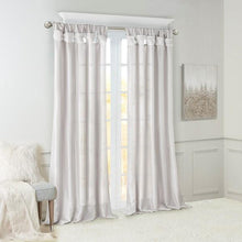 Load image into Gallery viewer, Madison Park Emilia Twist Tab Lined Window Curtain MP40-6328 By Olliix