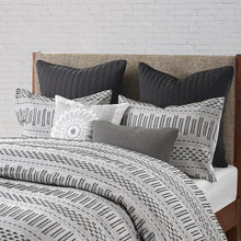 Load image into Gallery viewer, Ink+Ivy Rhea 100% Cotton Jacquard Duvet Cover Mini Set - King/Cal King - Grey II12-1103 By Olliix